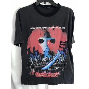 Dolls Kill x Horror Jason Voorhees Friday the 13th Horror T-Shirt XS/S Oversized